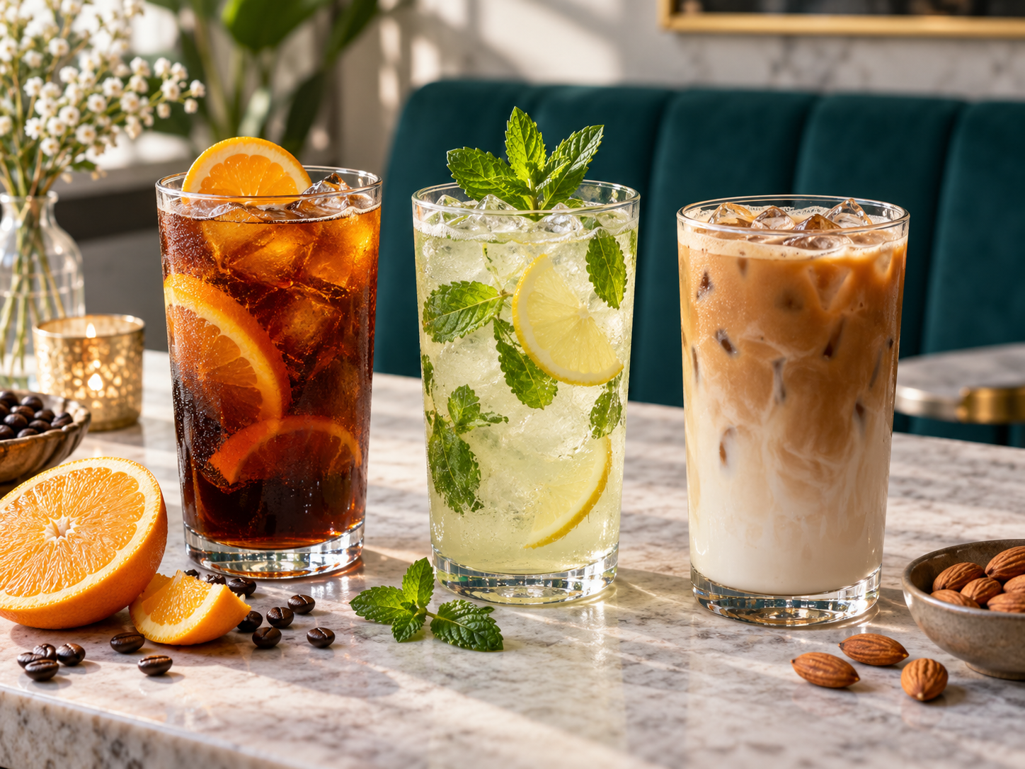 Presentación ilustrativa de Cold Brew Naranja